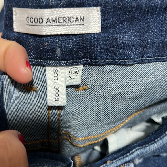 Good American Women's Good Legs GLCA899T Skinny Cropped Ankle Denim Jeans 8/29 - Picture 5 of 10
